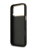 Guess для iPhone 17 Pro чехол PU 4G Classic metal logo Gold camera Hard Black (MagSafe)