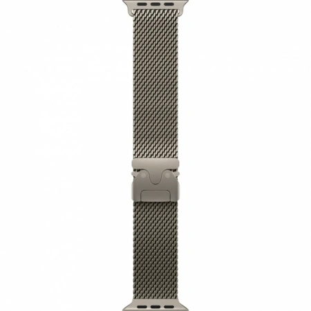 Apple Watch Series Ultra 3 49mm Natural Titanium Case with Natural Titanium Milanese Loop L