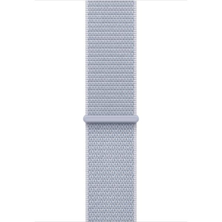 Apple Watch Series SE 2024 44mm Silver Aluminum Case with Blue Cloud Sport Loop